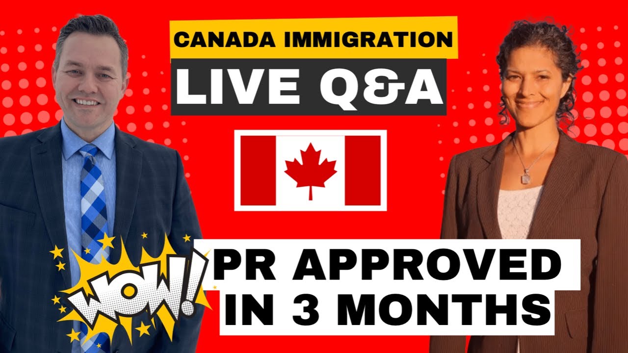 CANADA PR APPROVED in 3 MONTHS!!! Is this even possible - LIVE Q&A