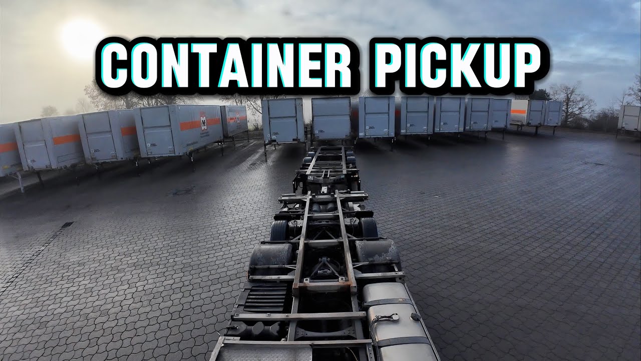 Container Pickup POV | Trucker Work