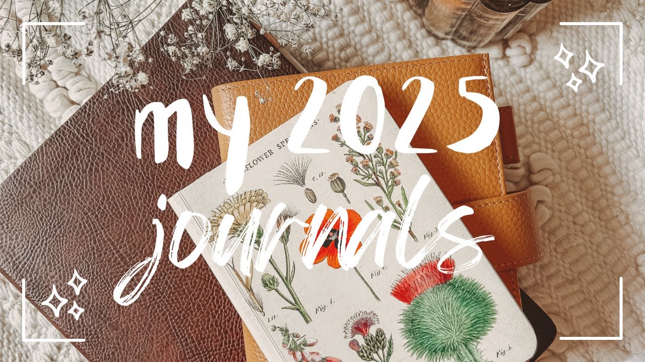 my 2025 journal flipthrough | hobonichi cousin, leuchtturm, & more
