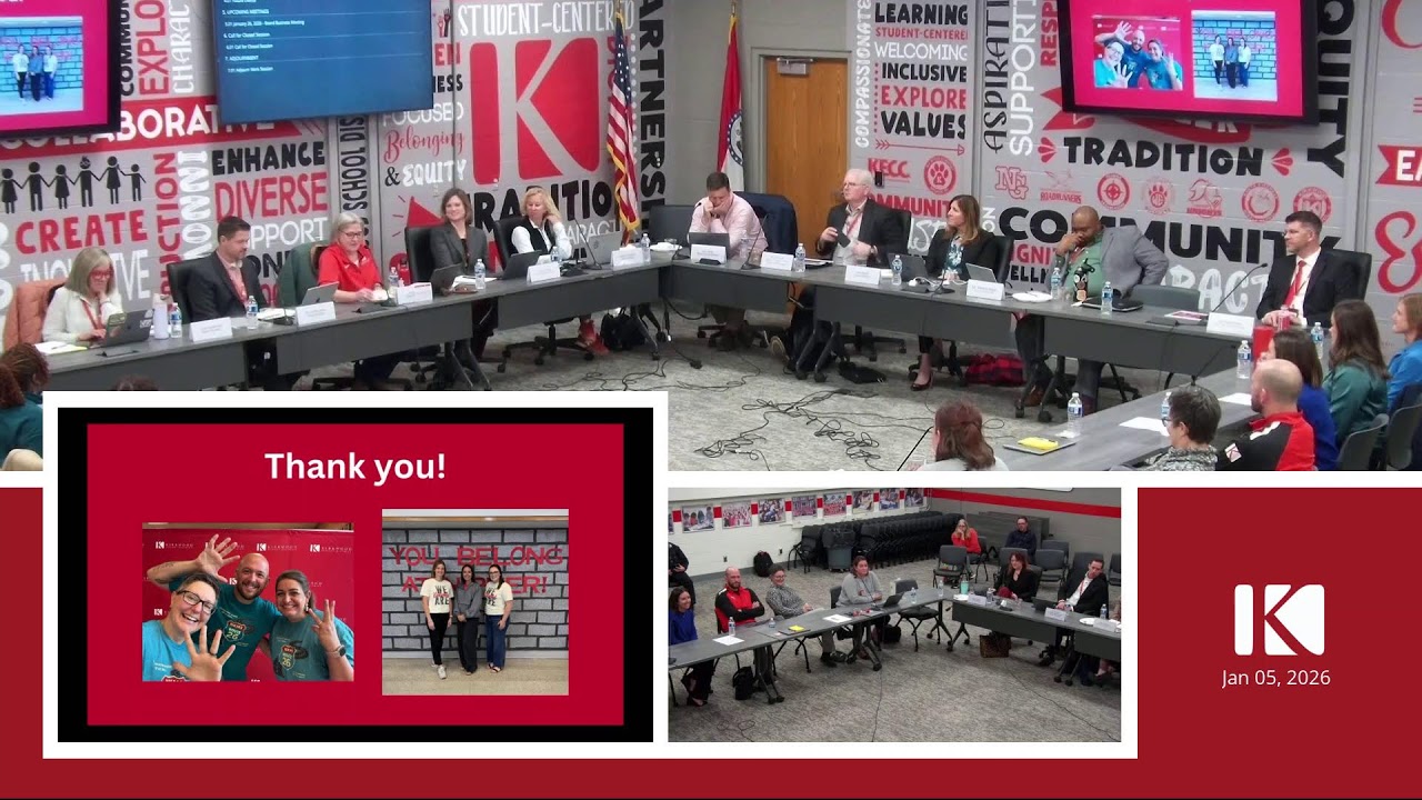 Kirkwood School District - Board of Education Work Session - January 5th, 2026