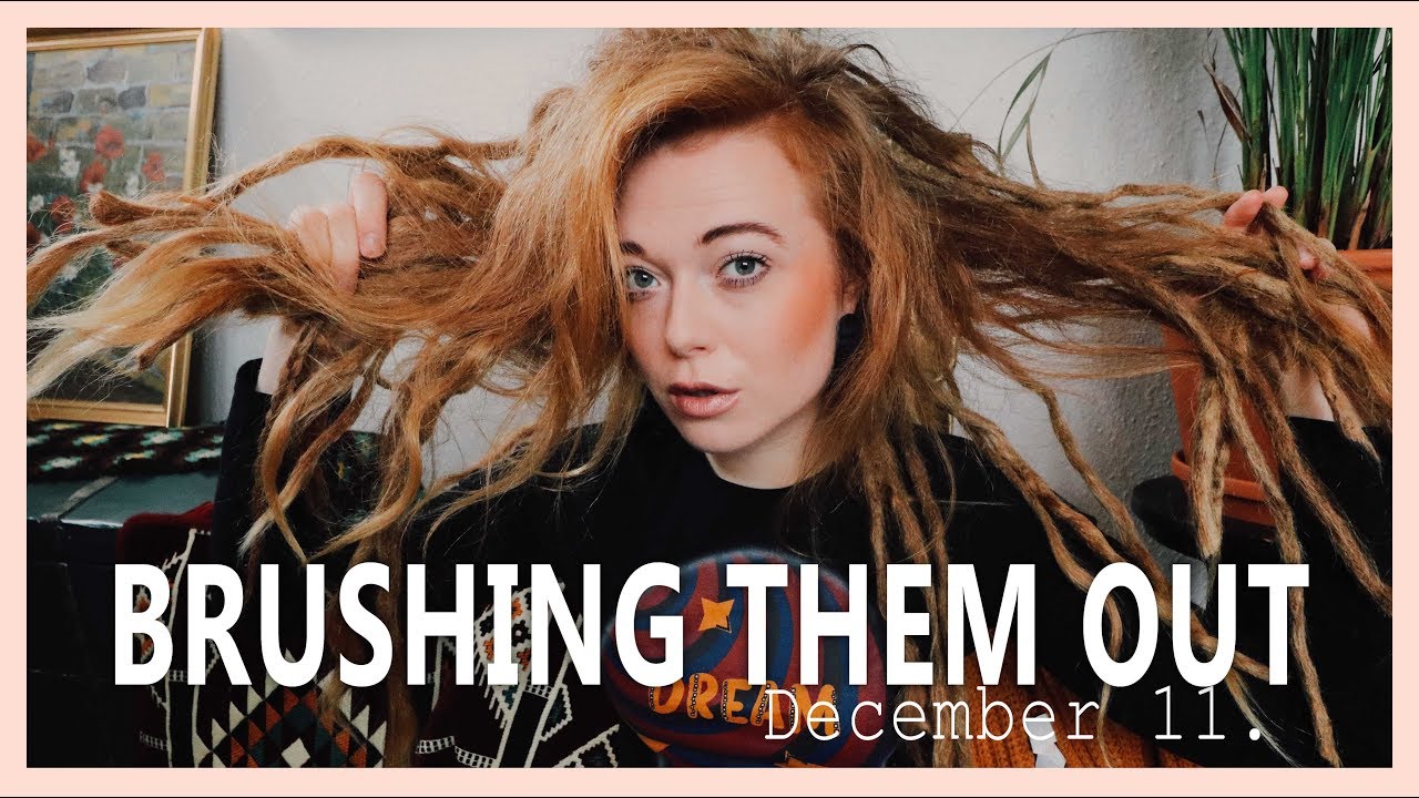 Brushing out my 4,5 years old dreadlocks | 11