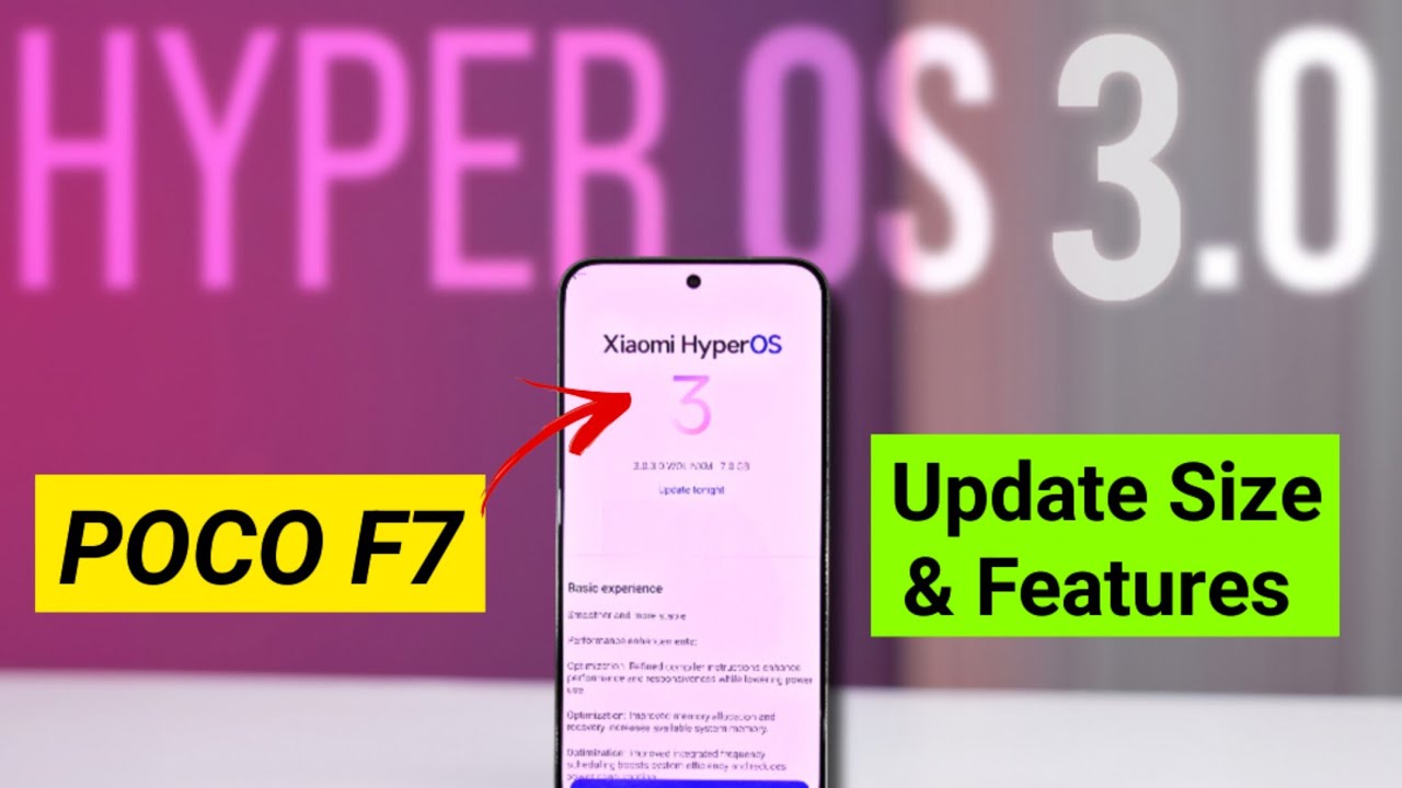 POCO F7 HyperOS 3 Update Features & Indepth Review🔥🔥🚀🚀🚀🚀#pocof7 