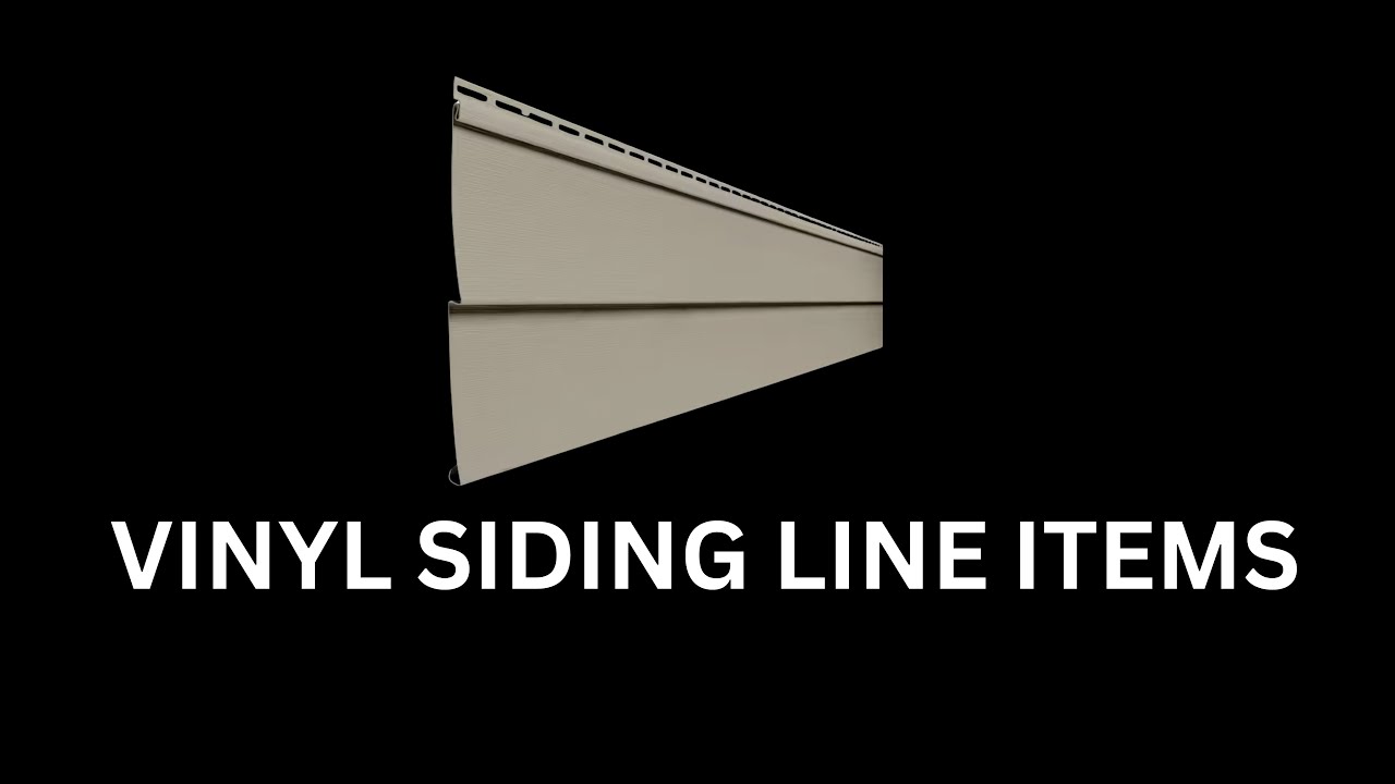 VINYL SIDING XACTIMATE LINE ITEMS