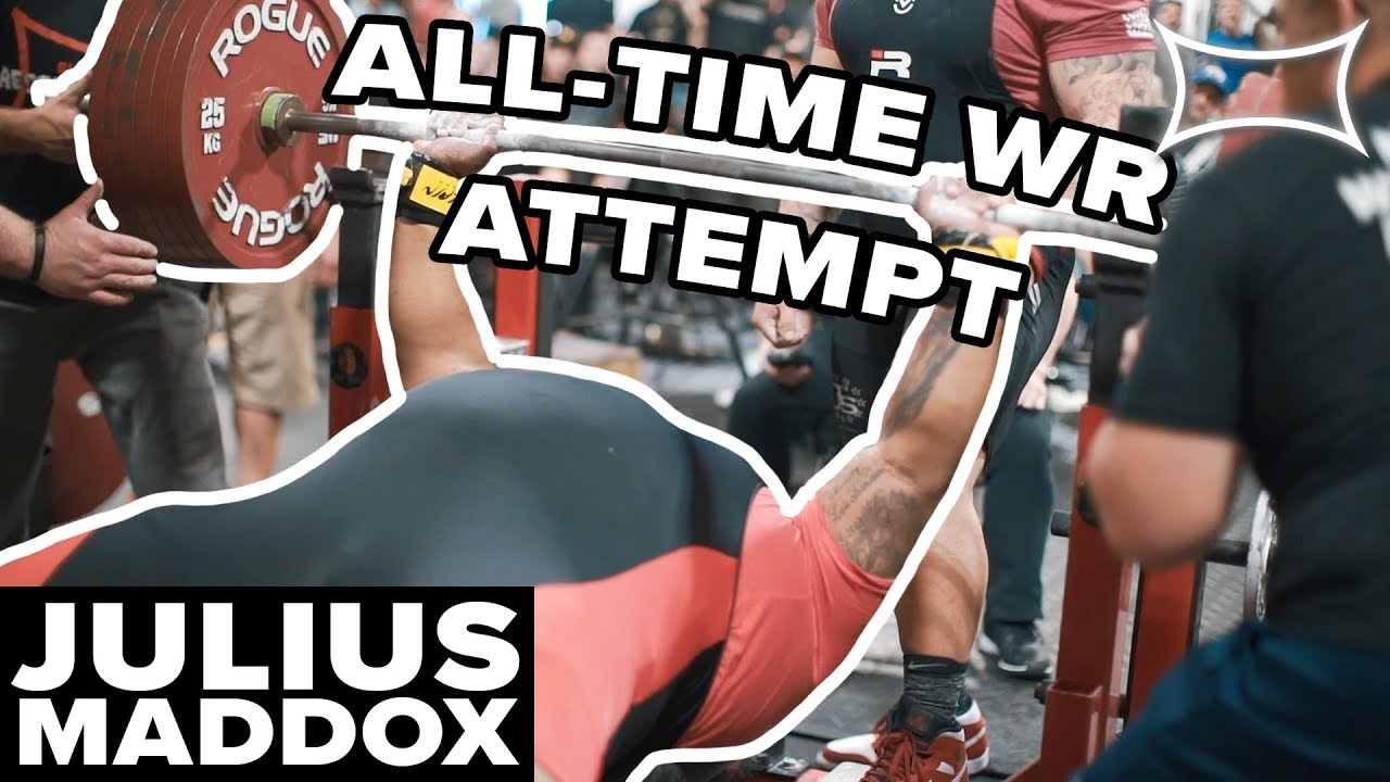 Julius Maddox Attempts The All-Time Bench Press Record | 700+lbs!!!