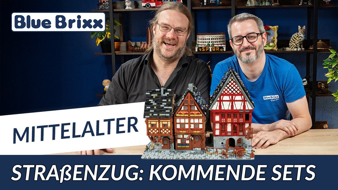 Mittelalterlicher Straßenzug von BlueBrixx: Zeughaus & mehr im Preview!