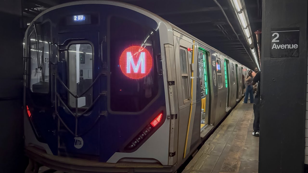 NYC Subway: R211A (M) Train Ride from West 4 St to 2 Av (R211A E Train to 2 Av)