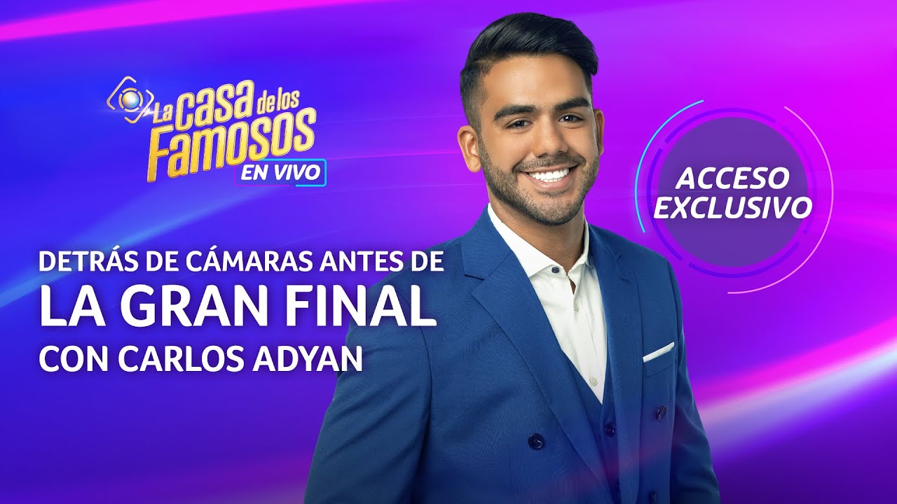 Desde la gran final de La Casa de los Famosos 4 junto a Carlos Adyan | La Casa de los Famosos 4