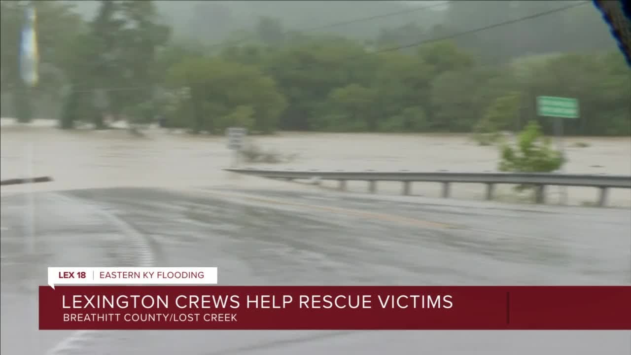 Lexington Crews help rescue victims