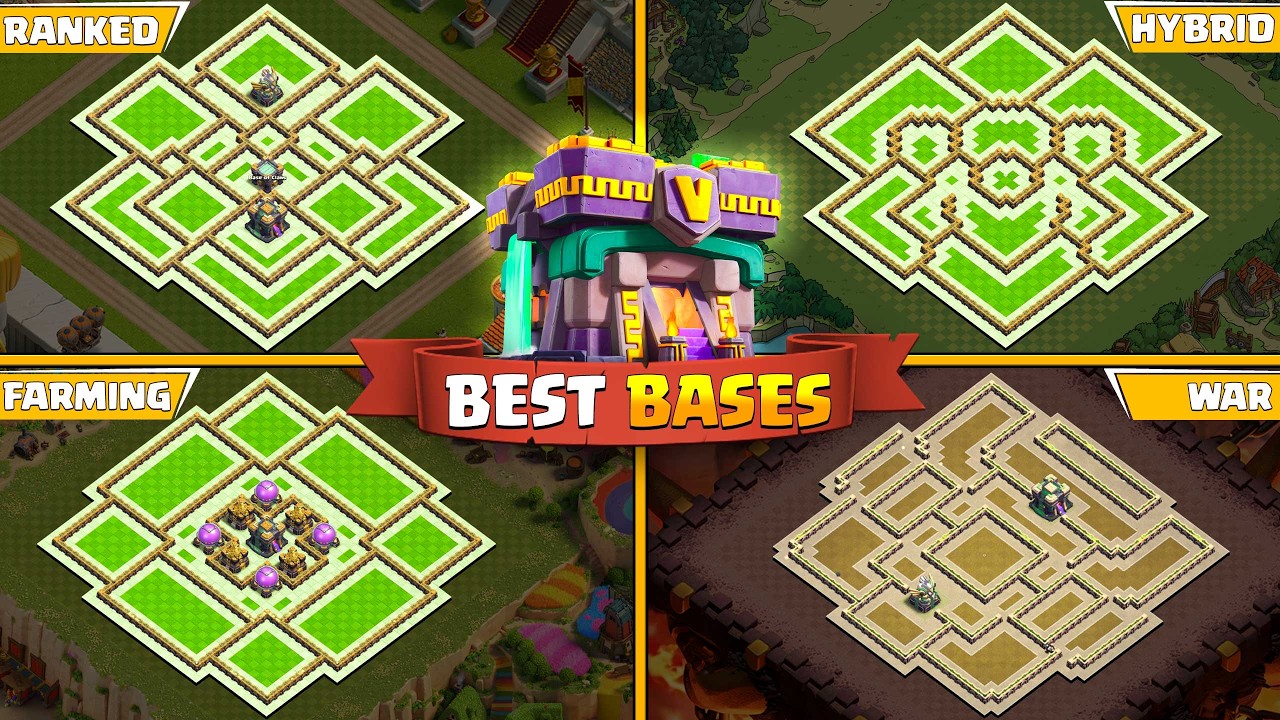 Pro TH14 Bases That CRUSH Meta Attacks 🔥 Anti-Edrag & Hybrid