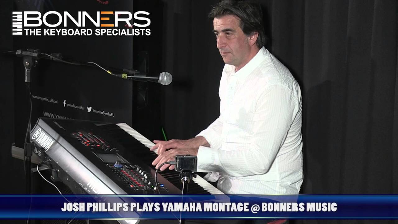 Yamaha Montage Live On stage With Josh Phillips   Must See!