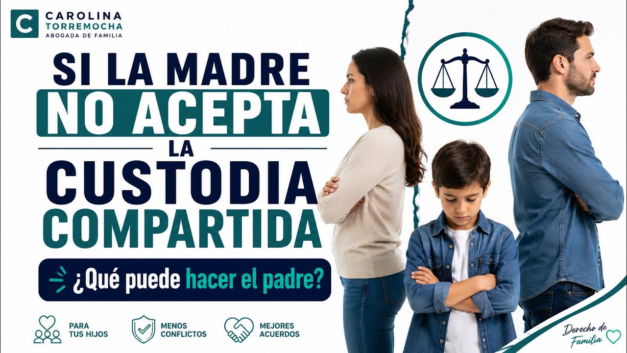 📌 ¿Qué hacer si la madre no quiere la custodia compartida? 🤔