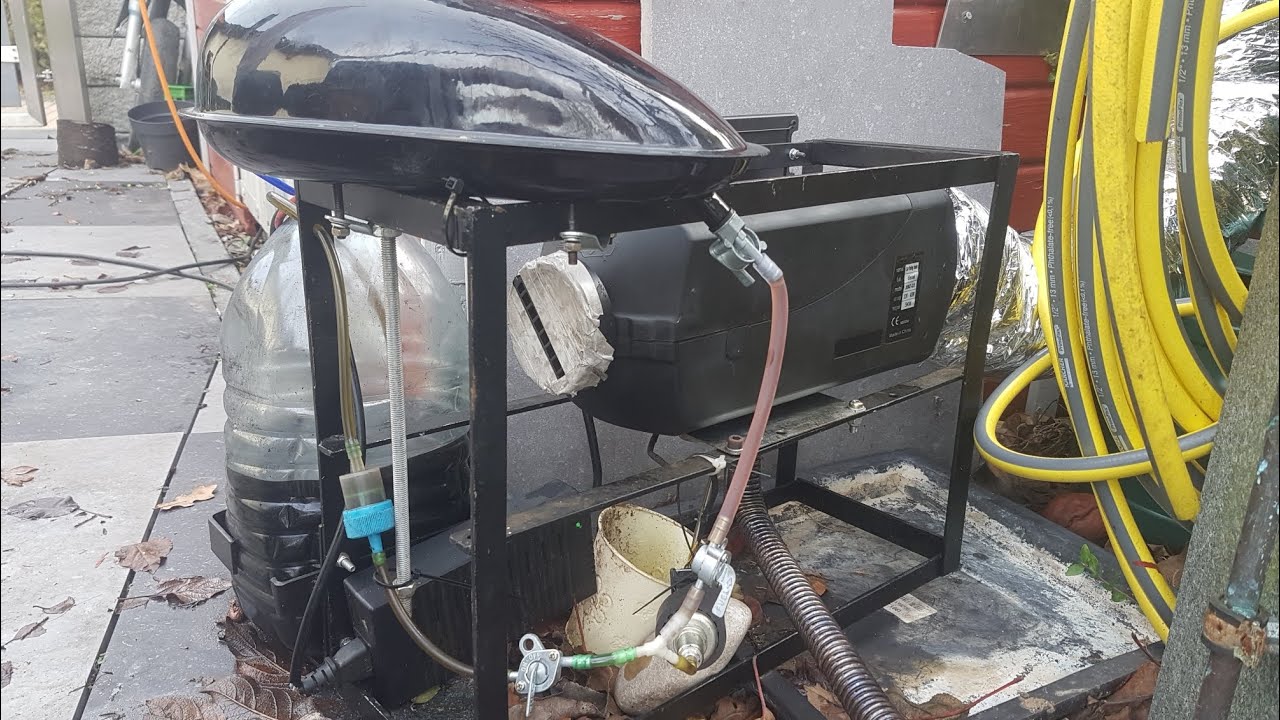 Modifications required to run a diesel heater on waste oil