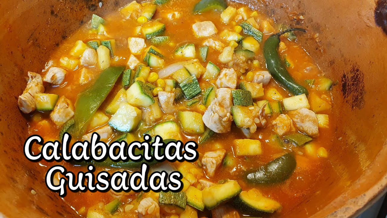 Receta de Cocina CALABAZA CON POLLO, muy rica y fácil de hacer!  video #57
