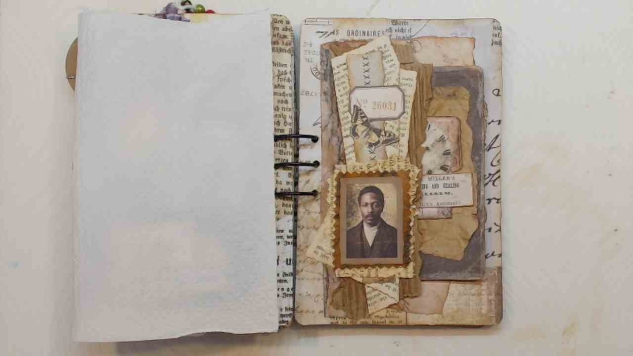 Last Three pages of my Flip Book Following Claire From Purple Poppy