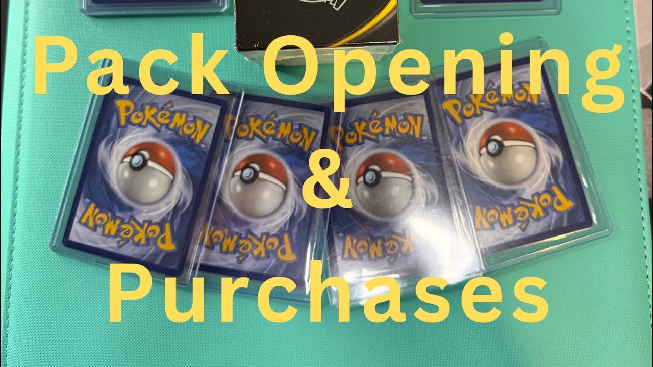 Purchases and pack opening (POP Vid) cheeky pull at the end 😉