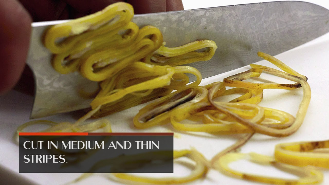 How to prepare a delicious Banana Peel Recipe | Optimal Use to Fight Food Waste