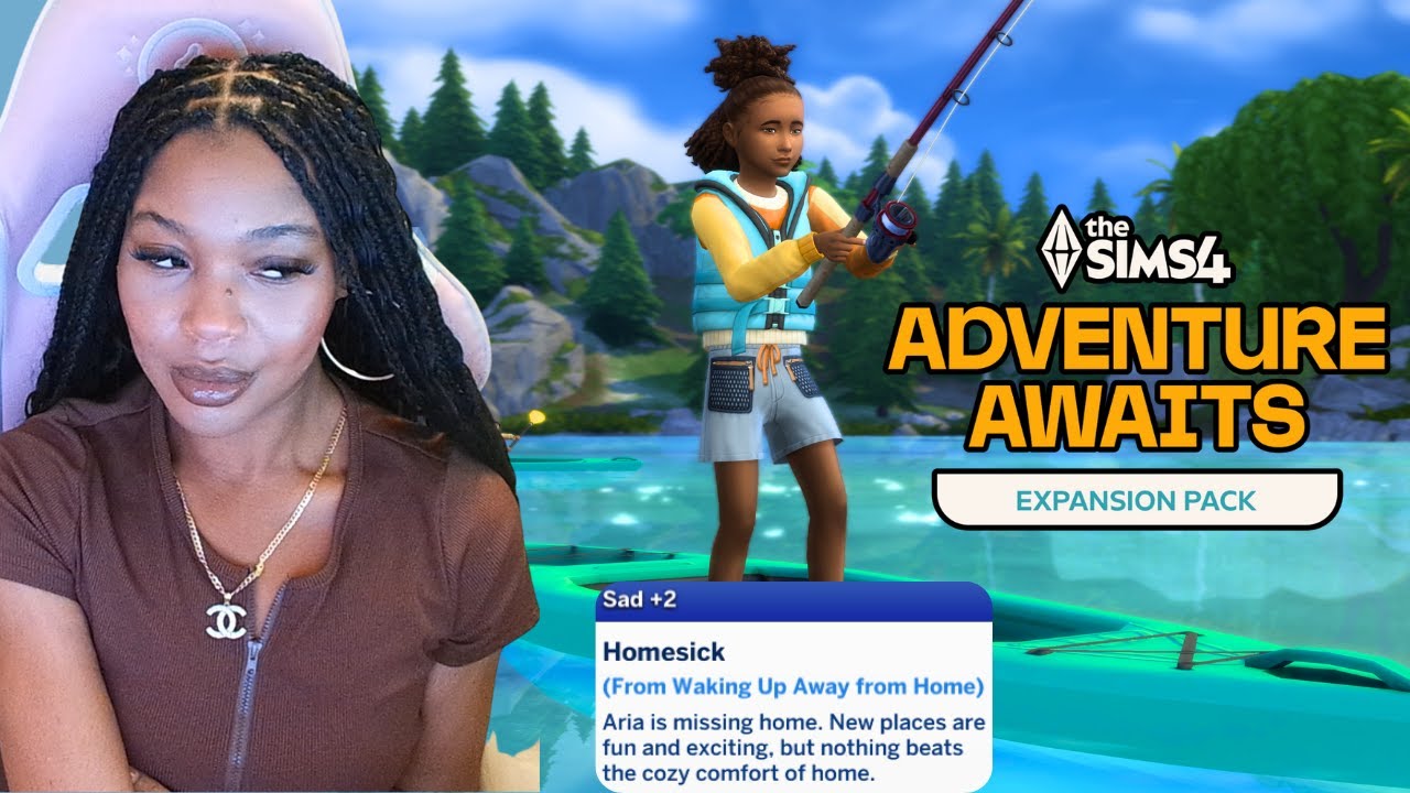 Заставьте моих персонажей скучать по дому с помощью «Побегов» в The Sims 4: Приключения ждут 🏕️