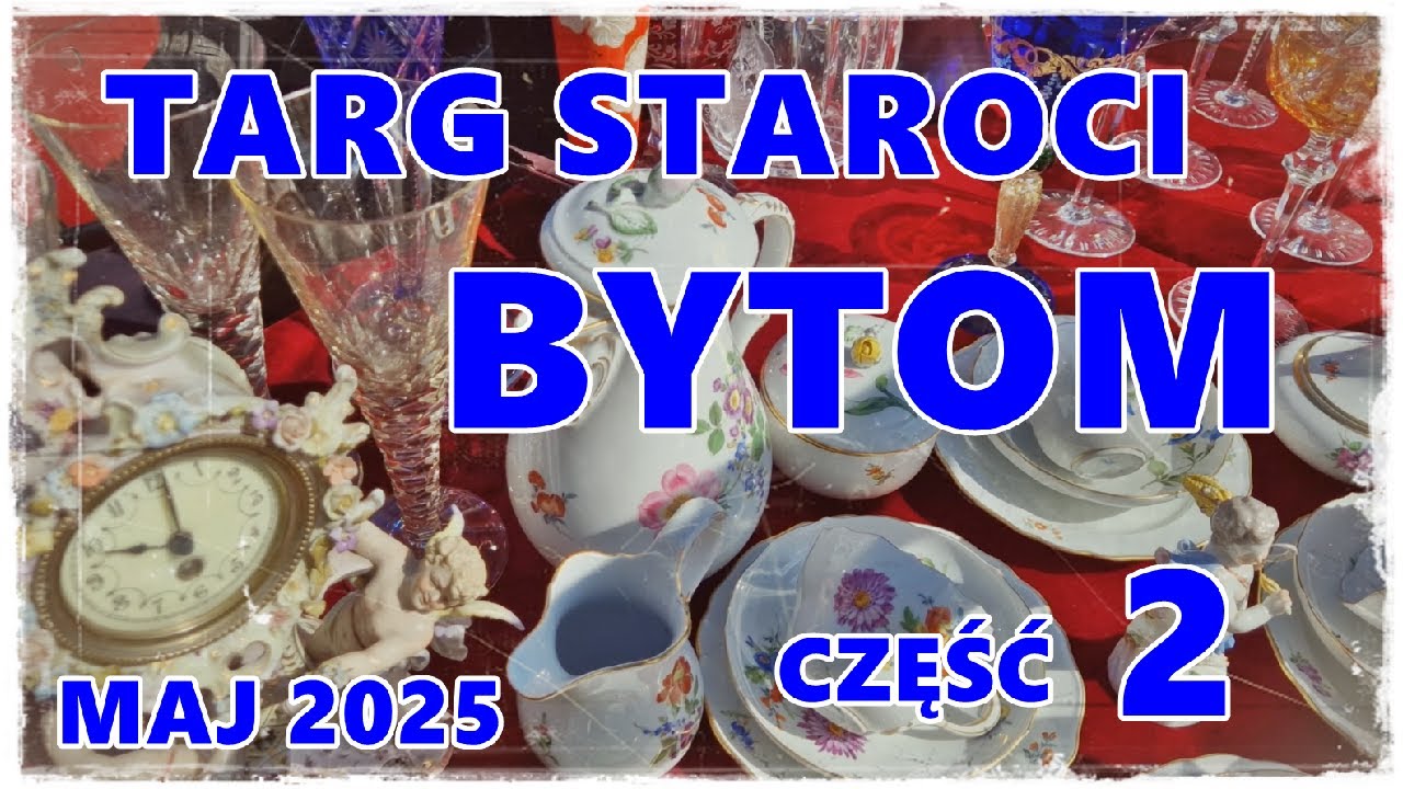 Targ staroci w Bytomiu część 2. #targstaroci #fleamarket #antyki #starocie #porcelana #bytom #prl