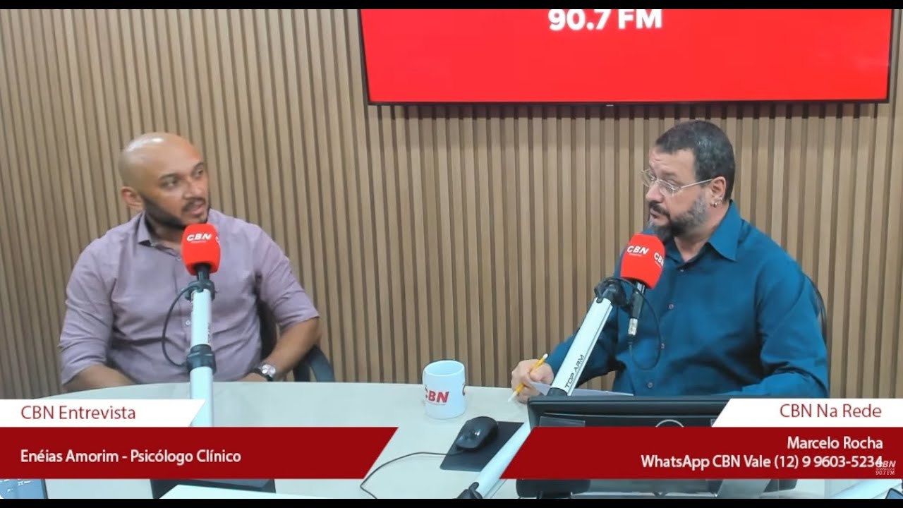 CBN Na Rede: Enéias Amorim – Psicólogo clínico  #NoArNaCBNVale
