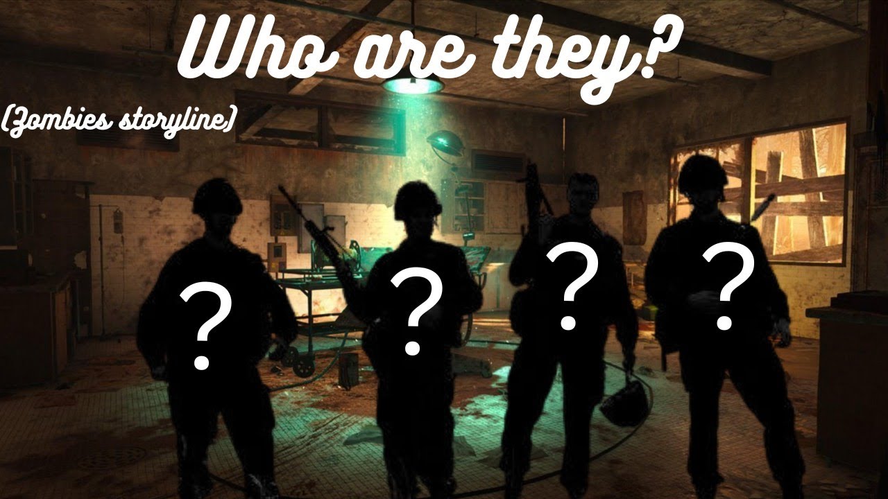 Who are the marines we play as in Verruckt? (Zombies Storyline)