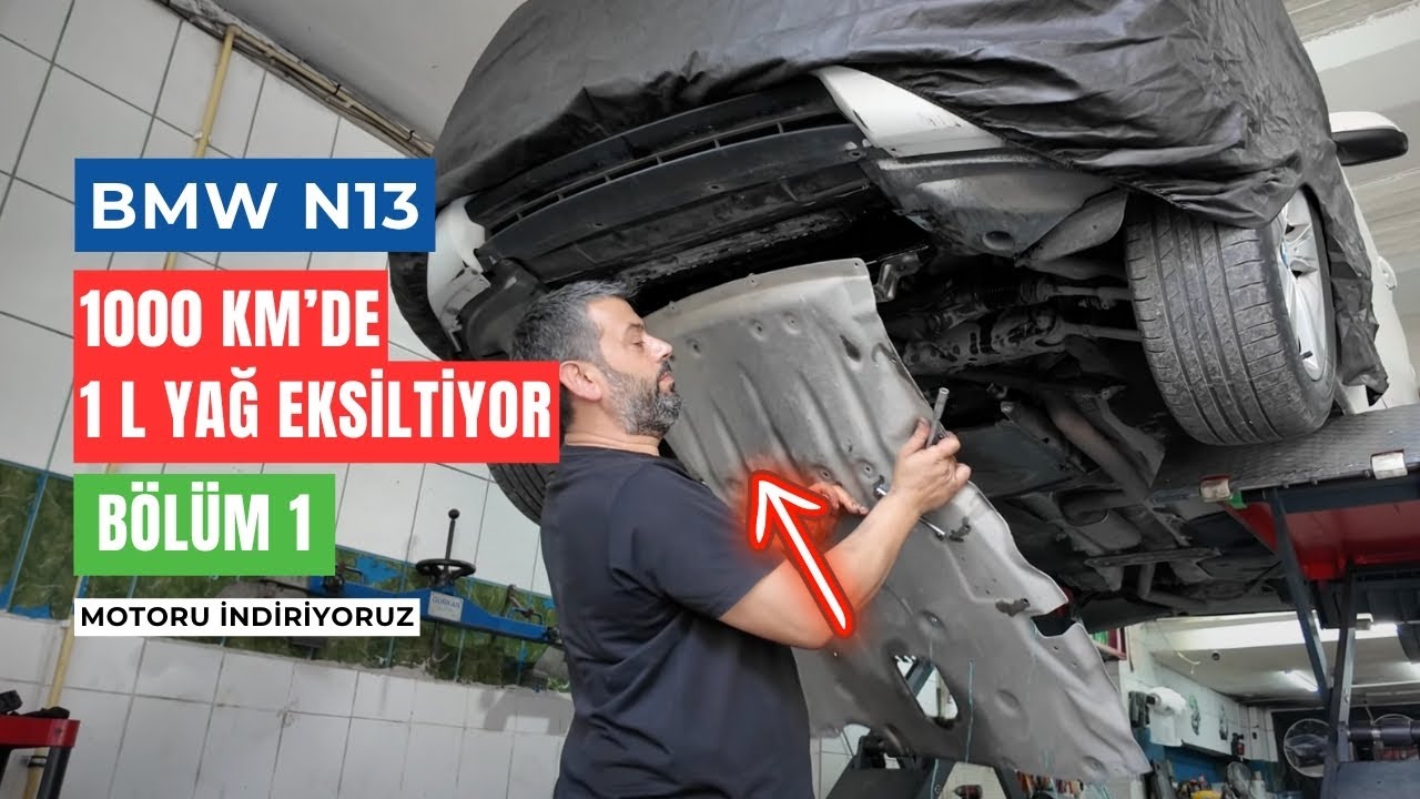 Bmw n13 1000 km'de 1Litre Yağ Yakma ve Eksiltmeden Dolayı Motoru Arabadan İndiriyoruz - Bölüm 1