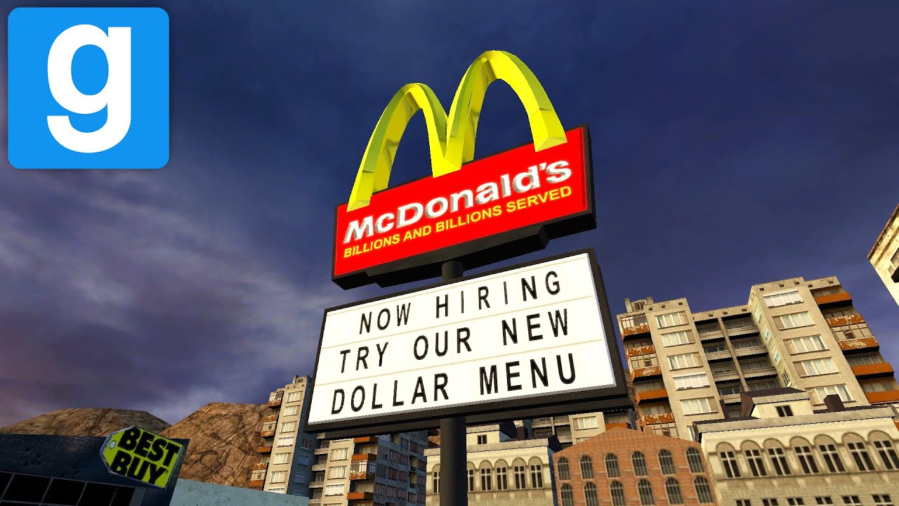 Garry's Mod - MCDONALD'S MAP