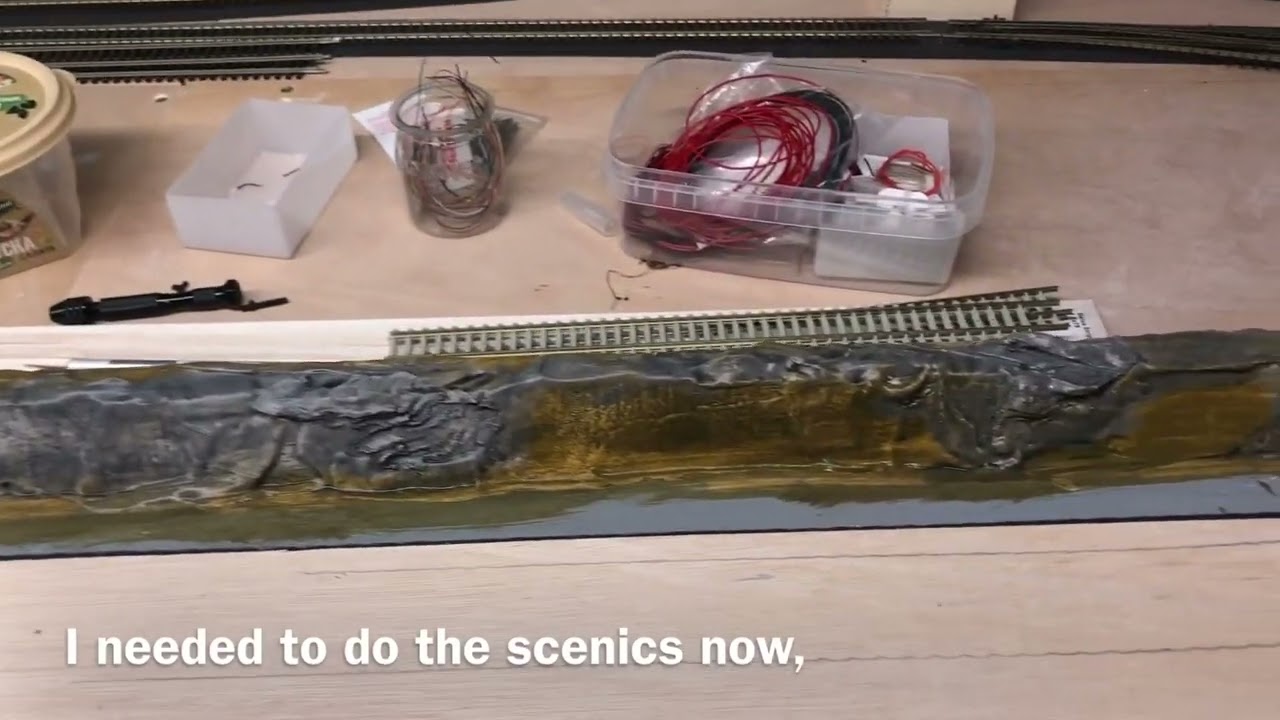 How to build a model railway in the Attic  and some scenics