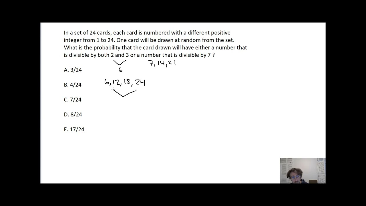 Easy GMAT Probability Question -- One-Minute GMAT Lessons