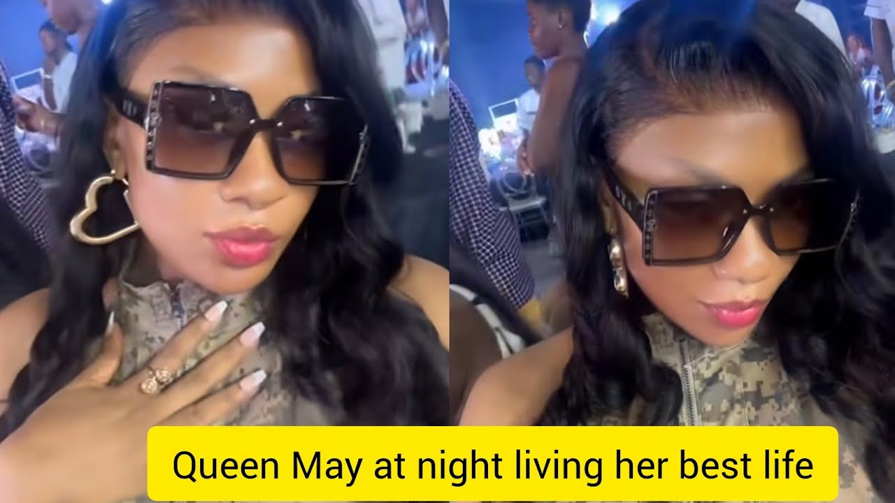 May Edochie living her luxurious lifestyle as she was spotted at an event yesterday night enjoying 