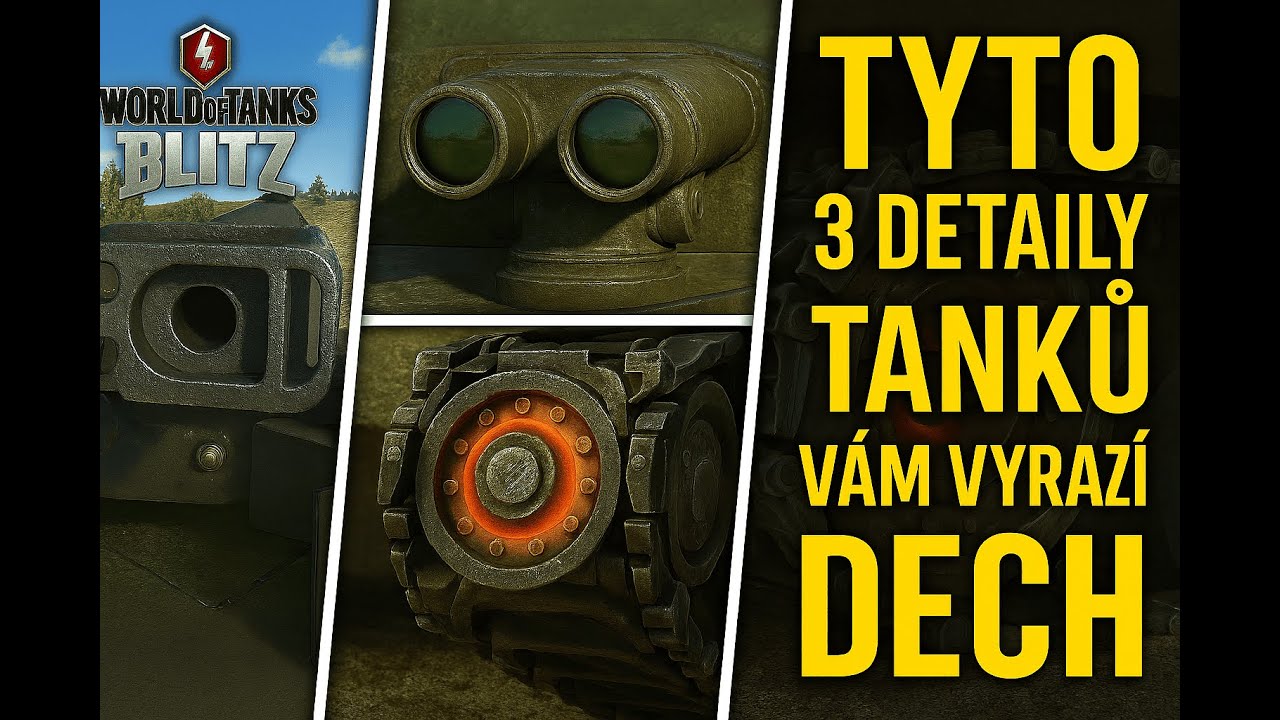 Tyhle 3 detaily tanků vám vyrazí dech