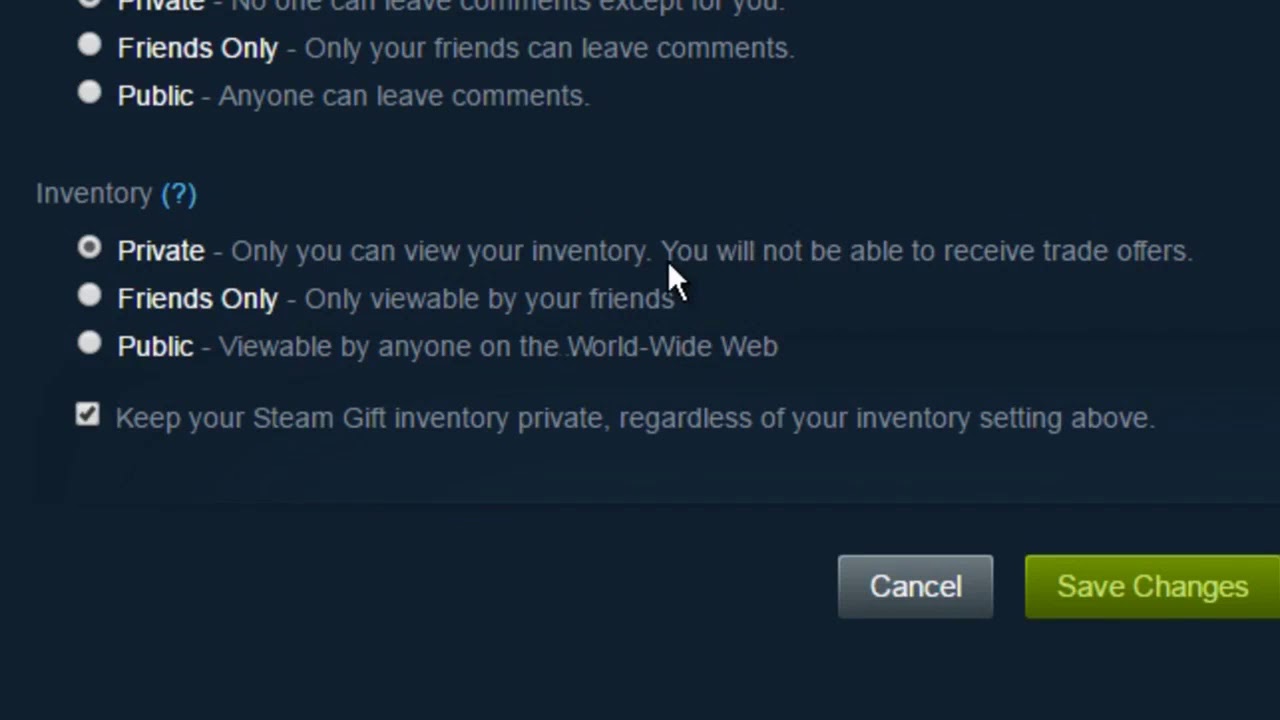 HOW TO MAKE YOUR STEAM INVENTORY PUBLIC OR PRIVATE  2018 Steam Inventory Privacy Settings Tutorial