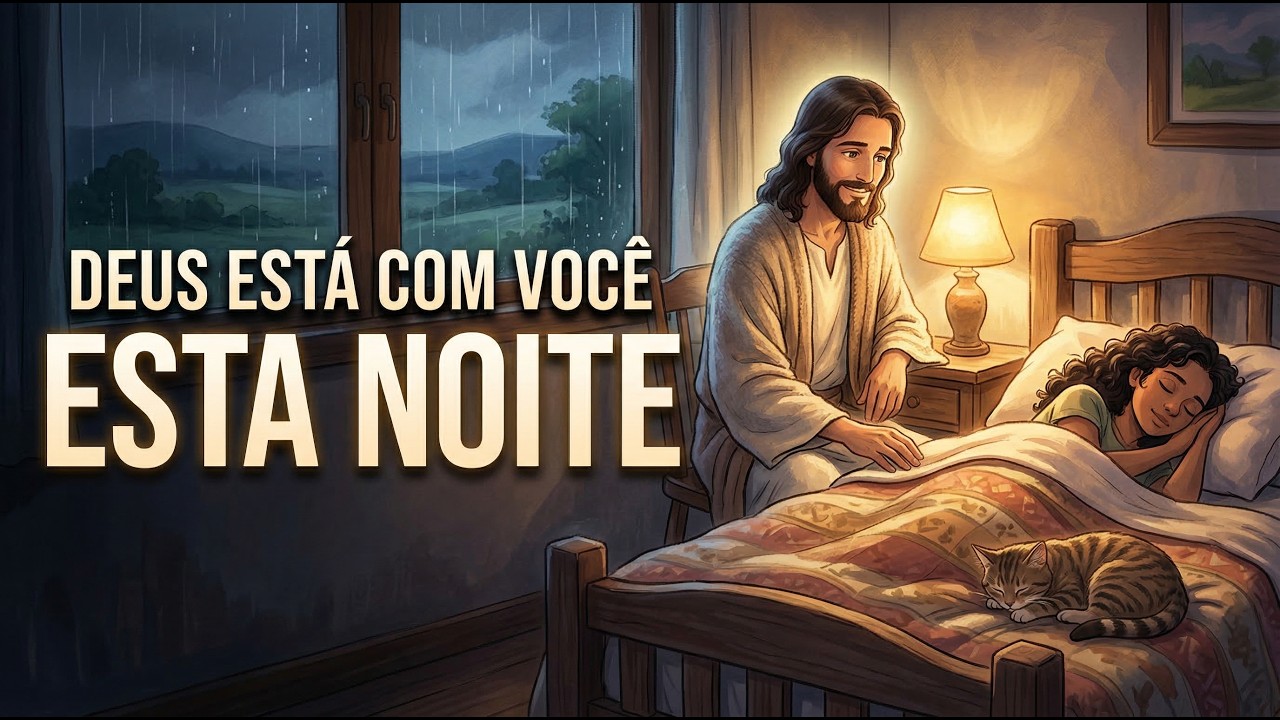 Salmos Para Dormir Profundamente | Deus Está Cuidando de Você Esta Noite (Louvor Suave)