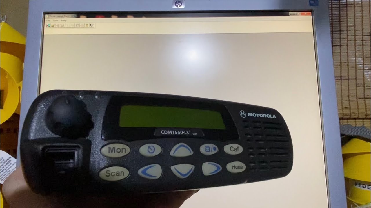 Программирование «тонов разрешения разговора» на Motorola CDM1550 (обычный)