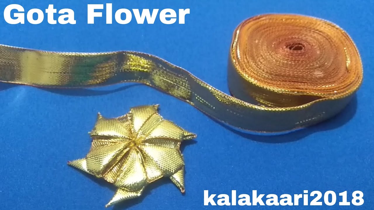Gota flower making | how to make gota flower | gota flower tutorial