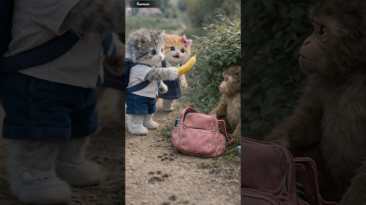 Podążyli śladami&hellip; Ale nie spodziewali się tego! 😳❤️#emotionalstory #catstory #cat #savethecat