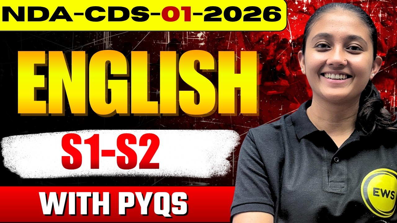 Sentence correlation |S1- S2 with Previous year questions |full explaination | cds 1 2026 English