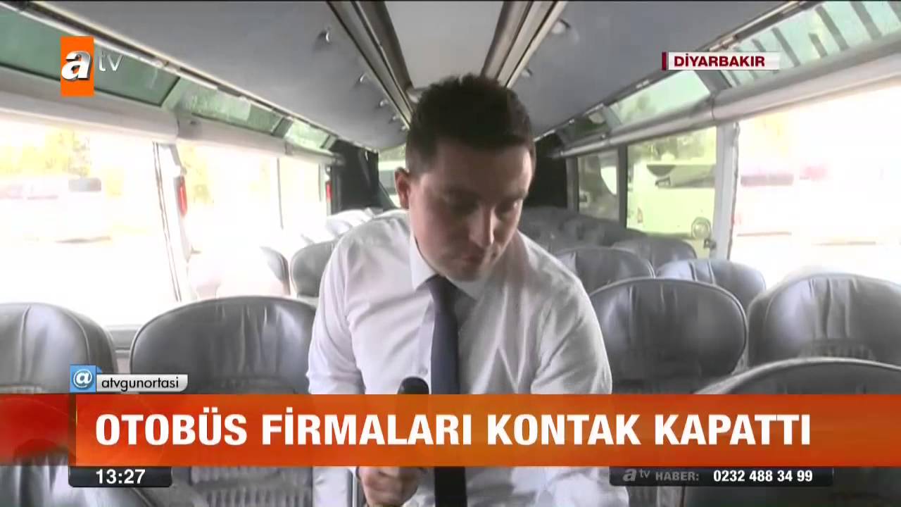 Otobüs firmaları kontak kapattı - atv Gün Ortası Bülteni