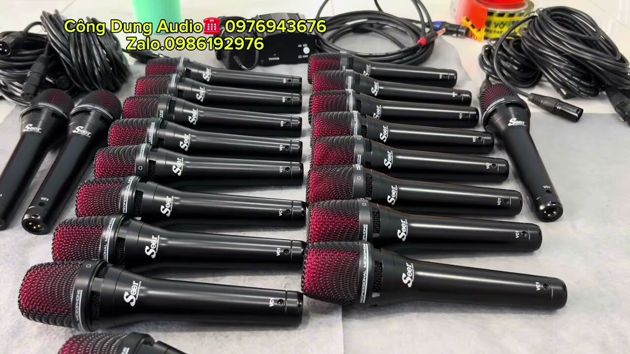 Mic Vip Seer vc1 (Ý) dành cho ae chơi chuyên nghiệp.Chất âm đỉnh cao cho hát live,sân khấu,gia đình.