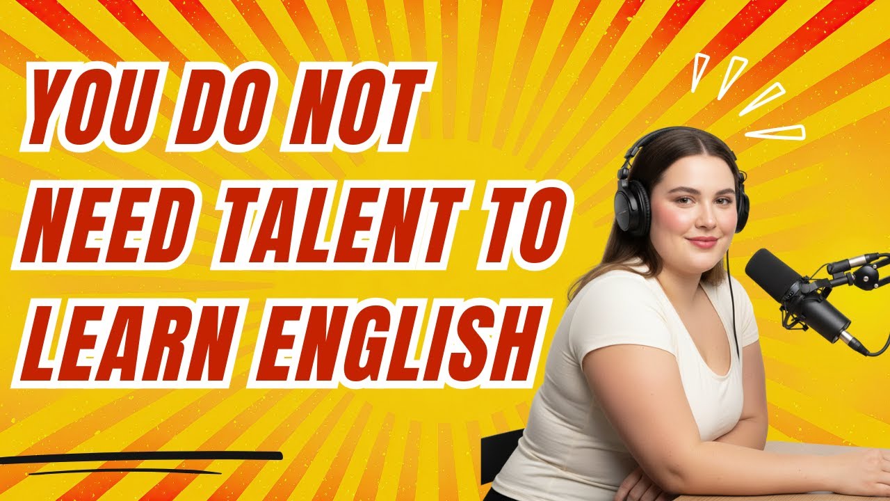 You Do Not Need Talent To Learn English | Slow Listening & Speaking Practice (A1–A2) | For Beginners