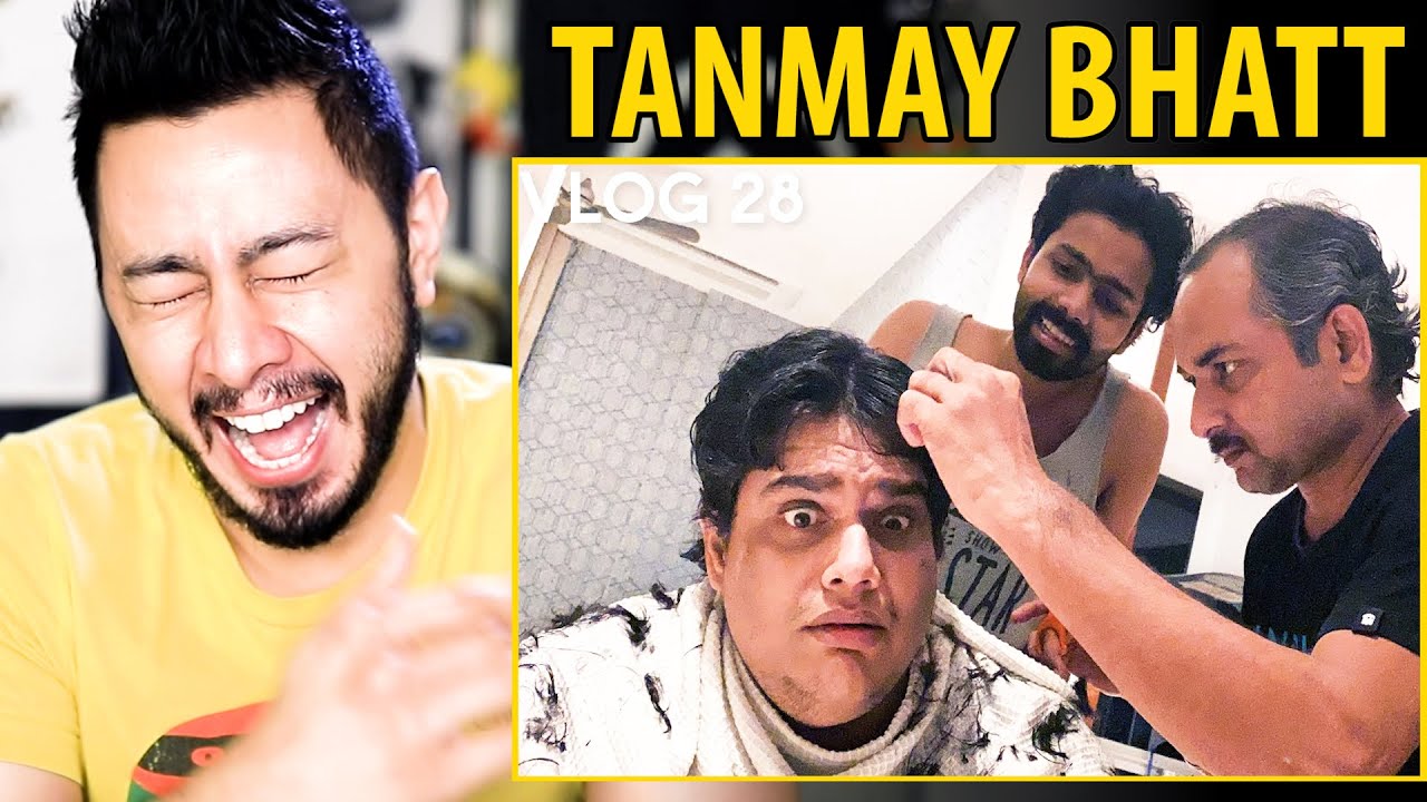 TANMAY BHAT | Vlog 28 - He Cut My Ear | Reaction | Jaby Koay