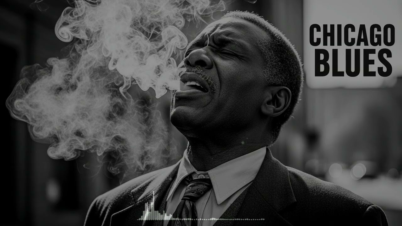 Windy Night Chicago Blues Flowing True as Footsteps Echo Across the Sleeping Sidewalks