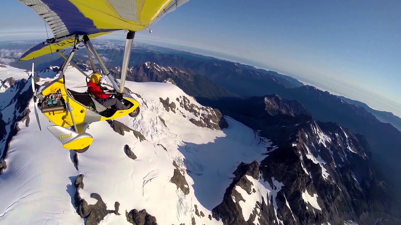 Fly over Mt. Olympus with Ultralight trike