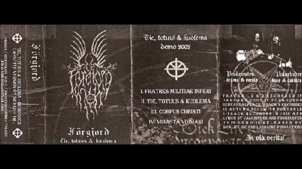 Förgjord [FIN] [Raw Black] 2002 - Tie, totuus & kuolema (Full Demo)