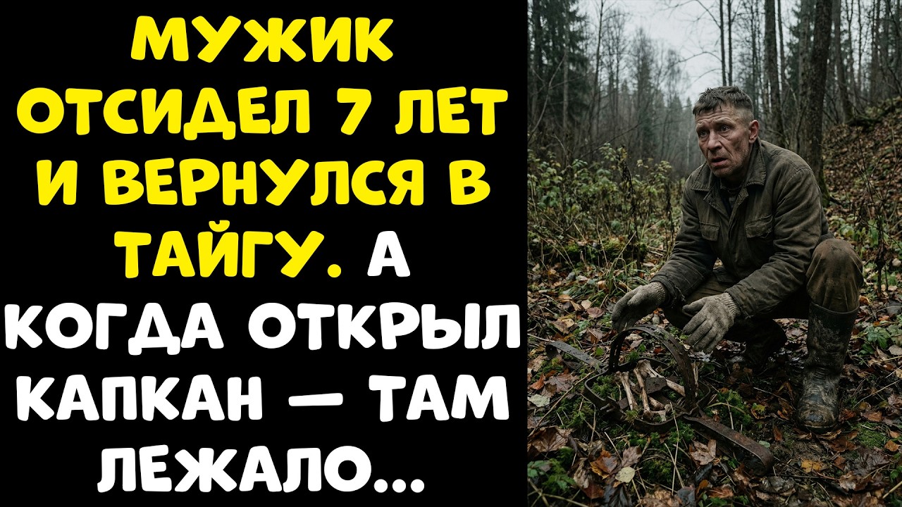 Мужик 7 лет сидел в тюрьме, а когда вернулся к капкану — обомлел...