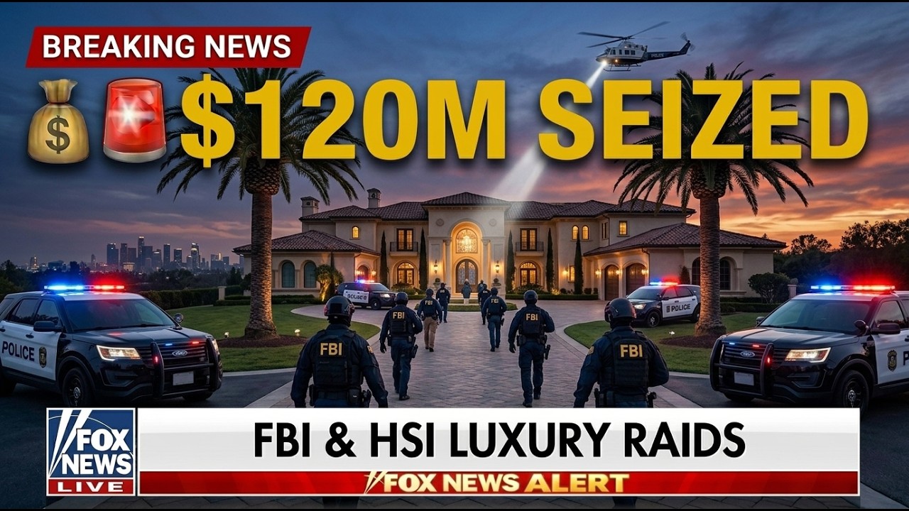 FBI & HSI Raid Luxury Homes in $120 Million Money Laundering Investigation