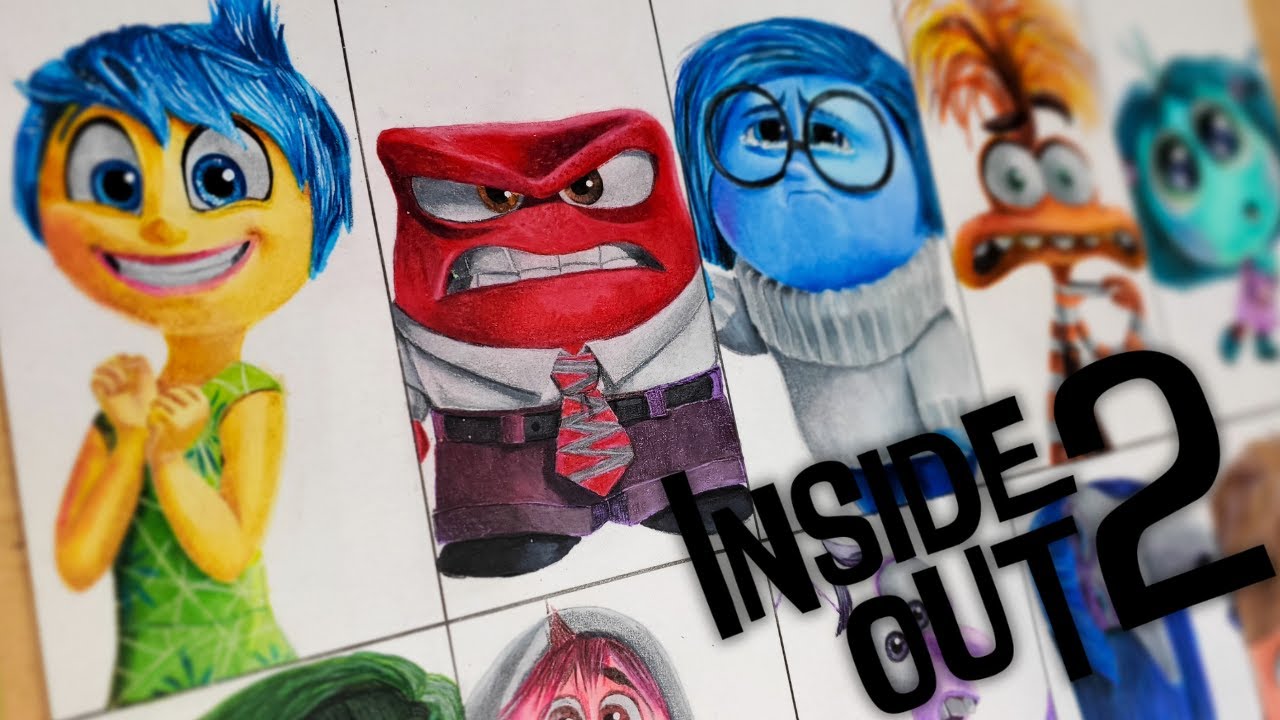 Drawing INSIDE OUT 2 | All Emotions