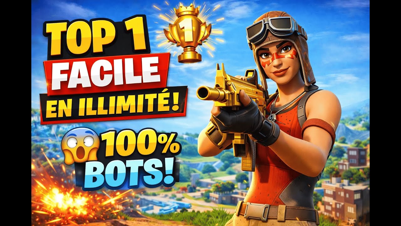 👉 TOP 1 FACILE en illimité 😱 | Tutoriel BOTS Battle Royale (Finir toutes les missions)