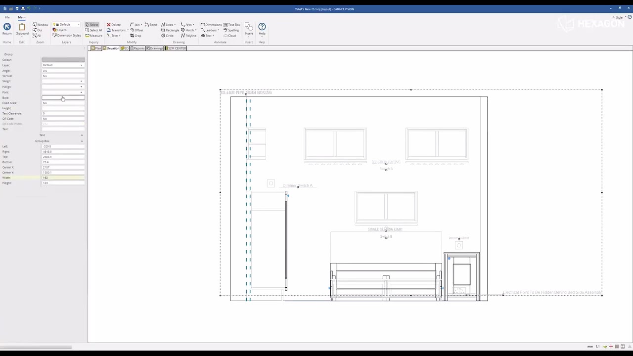 CABINET VISION 2025 3 - Функции CAD