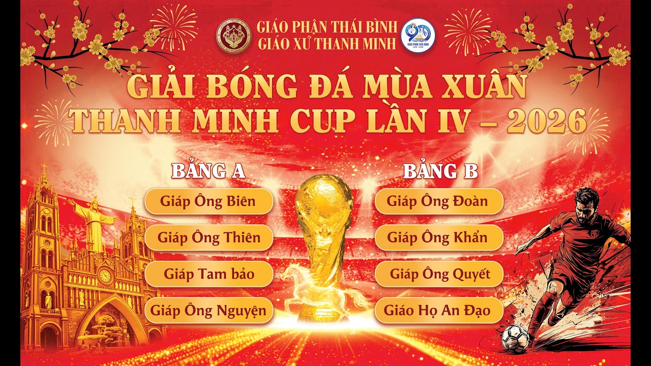 TRỰC TIẾP | TRANH 3-4 & CHUNG KẾT | GIẢI BÓNG ĐÁ MÙA XUÂN THANH MINH CUP IV - 2026.