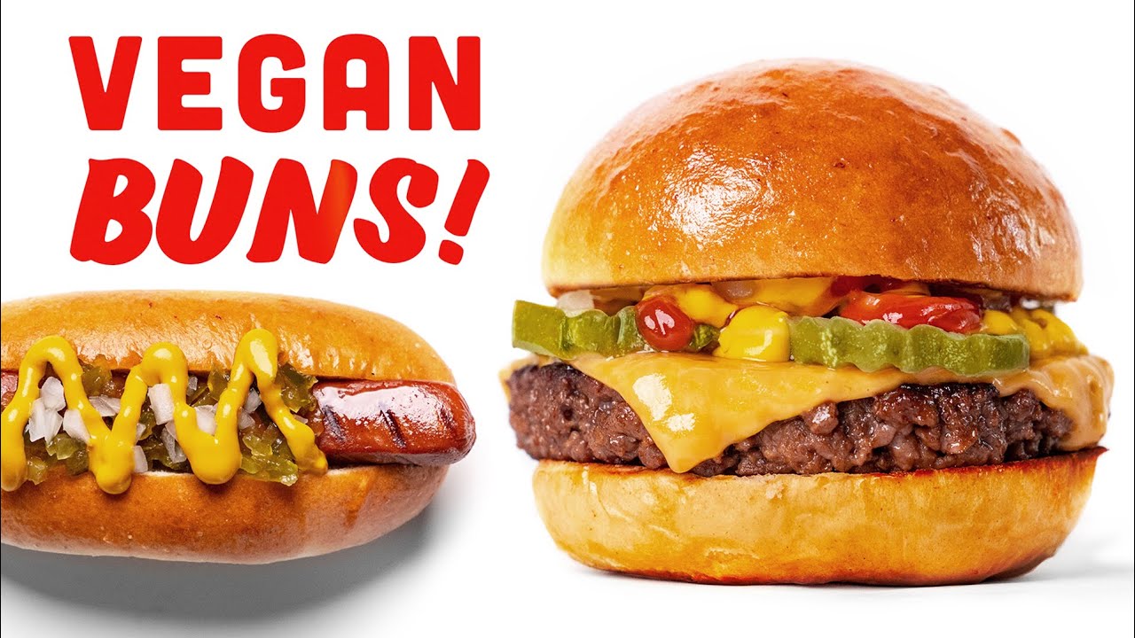 PERFECT Homemade Burger & Hot Dog Buns! Vegan!